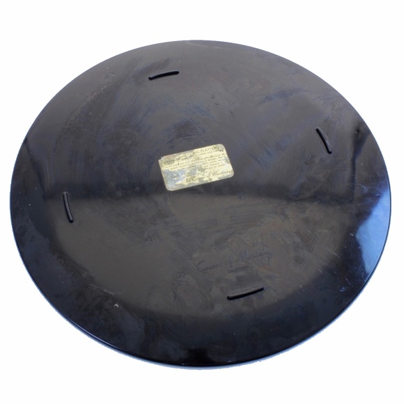 Couroc Monteray Resin Serving Tray Mod Owl Retro Vintage Barware Rare - Picture 4 of 6